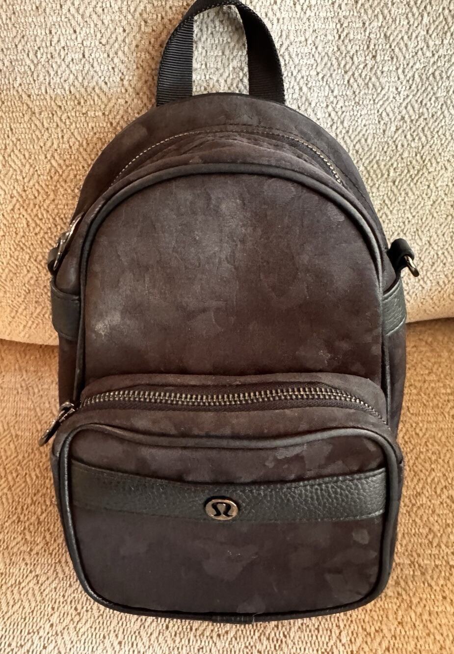 Lululemon Now and Always Convertible Bag *Mini Black Backpack / Crossbody